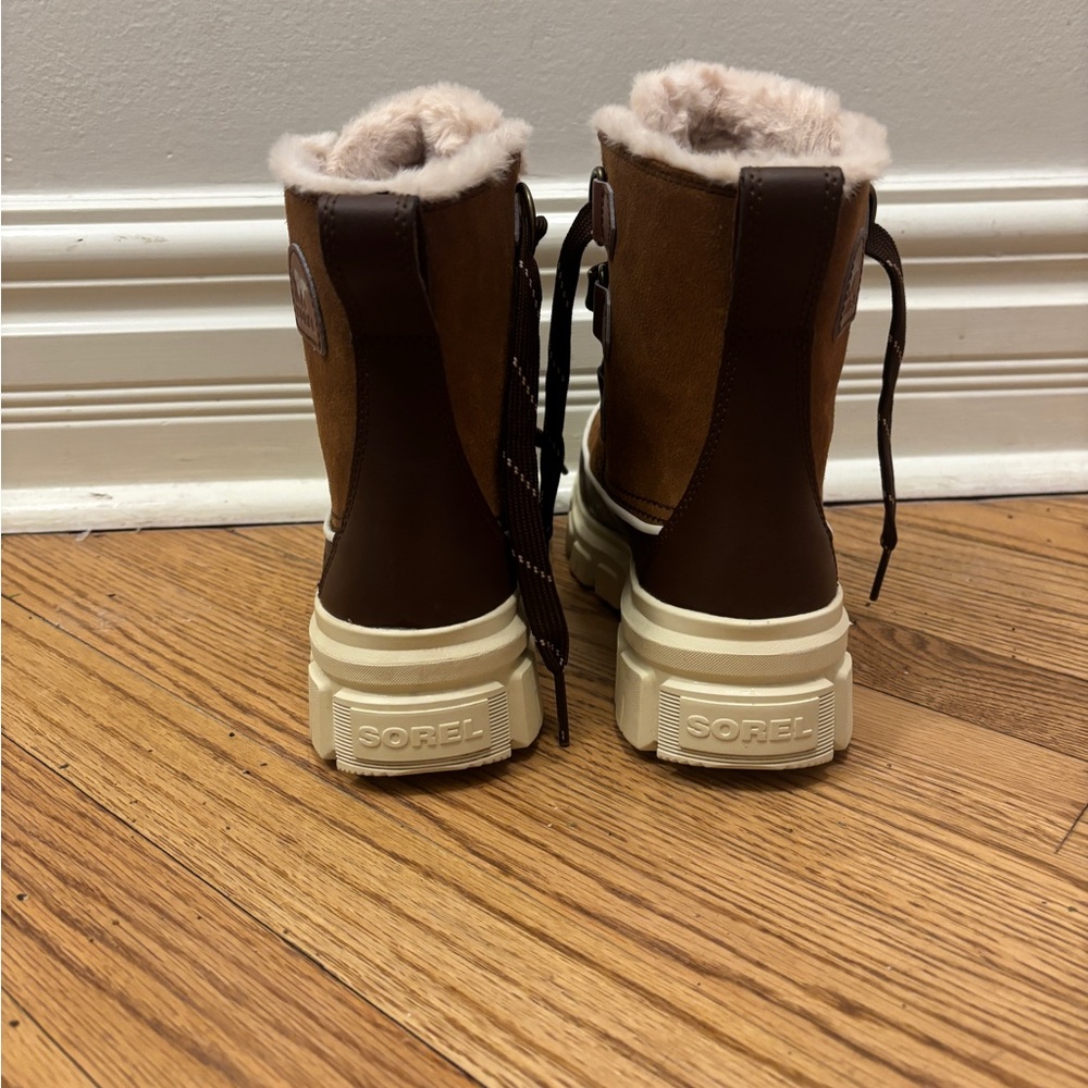 Sorel Tivoli V Short Women's Brown Winter Boots - Picture 4 of 6